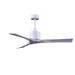 Corrigan Studio® Boigie 52" Ceiling Fan In Textured Bronze & Matte White Blades in Gray/White | 10 H x 52 W x 52 D in | Wayfair