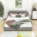 Red Barrel Studio® 1191 Upholstered Platform Bed w/ 4 Drawers Metal in Gray | 40 H x 80 W x 86 D in | Wayfair F11A5E29C891485C95A9BAC07BC5A761