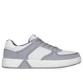 Skechers Men's Mark Nason: Alpha Cup - Tavin Sneaker | Size 10.5 | Gray/White | Leather/Textile