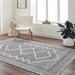 Rach 2' x 3' Cottage Wool Black White/Bone/Dark Gray/Neutral/Smoke/Beige/Black Area Rug - Hauteloom