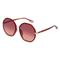 Chloé CH0133SA Unisex-Sonnenbrille Vollrand Mehreckig Kunststoff-Gestell, rot