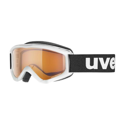 Uvex SPEEDY PRO Kinder-Skibrille Vollrand Monoscheibe Kunststoff-Gestell, weiß