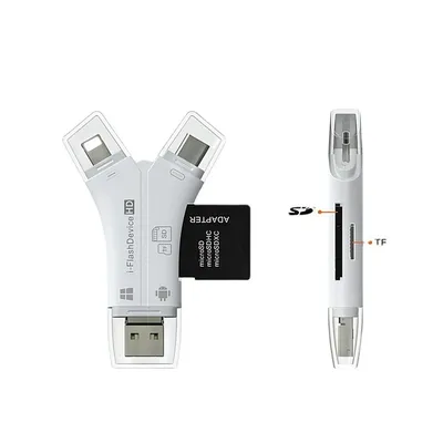 Lecteur de carte USB Micro SD et TF adaptateur pour iPhone Pro 11 X Max 5 6 7 8 iPad
