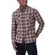 Timezone Herren Flanell Shirt Hemd, small Ochre Navy Check, XL