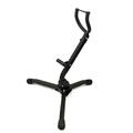 Walmeck Alto Tenor Saxophone Stand Display Instrument Accessories Metal Material Triangle Base Design Folding Portable Adjustable