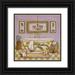 Tava Studios 20x20 Black Ornate Wood Framed with Double Matting Museum Art Print Titled - Lavender Bath I