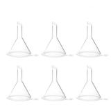 Etereauty 20 PCS Small Clear Plastic Funnels for Transferring Cosmetic Liquids Perfume Oil