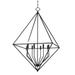 3140-AI-Hudson Valley Lighting-Haines - 8 Light Large Pendant in Contemporary/Modern Style - 32 Inches Wide by 43 Inches High-Aged Iron Finish