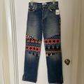 Free People Jeans | Fp Rocky Mountain Straight Leg Jeans | Color: Red | Size: 28