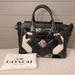 Coach Bags | Coach Retail Quilted Exotic Swagger 27 - Rare Item In Black White And Snakeskin | Color: Black/White | Size: Os