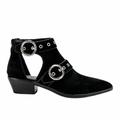 Rebecca Minkoff Shoes | New Rebecca Minkoff Kianna Black Suede Cutout Western Style Ankle Boots Size 6.5 | Color: Black | Size: 6.5