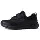 Skechers Men's Gowalk Arch Fit-Athletic Hook and Loop Walking Shoes with Air Cooled Foam Sneakers, Black, 11 D (M)