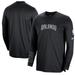 "Men's Nike Black Orlando Magic 2022/23 City Edition Pregame Warmup Long Sleeve Shooting Shirt"