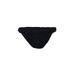 Kenneth Cole REACTION Swimsuit Bottoms: Black Print Swimwear - Women's Size Large