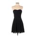 Express Casual Dress - A-Line: Black Print Dresses - Women's Size 2