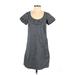 Gap Casual Dress - Shift: Gray Marled Dresses - Women's Size 2