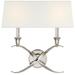 Visual Comfort Signature Collection Chapman & Myers Cross Bouillotte 15 Inch Wall Sconce - CHD 1191PN-L