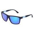 Emporio Armani AX4121S Herren-Sonnenbrille Vollrand Eckig Kunststoff-Gestell, Blau