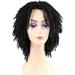 Bestope 6 inch Synthetic Dreadlocks Wig Twist Wigs for Black Women Short Curly Wigs Natural Crochet Wigs