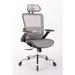 Rolling Home Grey Desk Chair with Adjustable Seat Height