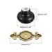 32x26mm Vintage Ceramic Drawer Knobs Pulls for Dresser 6Pcs - Bronze and Black