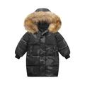 Baby Toddler Boys Girls Winter Warm Coats Hoodies Down Jacket Windproof Jacket Hooded Snowsuit Outerwear Waterproof Thick Coat