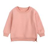 Toddler Boys Girls Pullover Sweatshirt Children s Solid Plus Babies Color Top Coat Girls Tops Toddler Girls Tops Tween Clothes 10-12 Girls Top Layering Floral Tops Girls Size 6 Girls Clothes