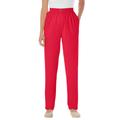 Plus Size Women's 7-Day Straight-Leg Jean by Woman Within in Vivid Red (Size 12 WP) Pant