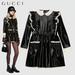 Gucci Dresses | Gucci Babydoll Satin Dress With Ruffles | Color: Black/White | Size: It 38