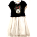 Disney Dresses | Disney Minnie Mouse Princess Dress Size 6 Black Bodice Glittery White Skirt | Color: Black/White | Size: 6g