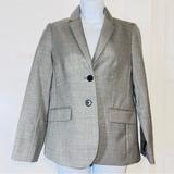 J. Crew Jackets & Coats | J. Crew Fully Lined Wool Blend Blazer | Color: Gray | Size: 6p