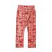 Athleta Pants & Jumpsuits | Athleta Elation Printed Capri Women's S Orange Leggings Performance Stretch Yoga | Color: Orange | Size: S