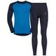 Odlo Herren Funktionsunterwäsche "Active Warm Eco" Set 2-teilig, blau, Gr. XL