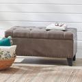 Sawyer Storage Bench - Marbled Flint - Grandin Road