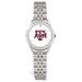 Women's Silver Texas A&M Aggies Logo Medallion Rolled Link Bracelet Wristwatch