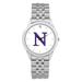 Unisex Silver Northwestern Wildcats Team Logo Rolled Link Bracelet Wristwatch