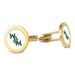 Gold William & Mary Tribe Logo Cufflinks