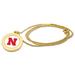 Women's Gold Nebraska Huskers Logo Pendant Necklace