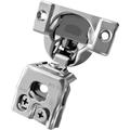 Berta 1 1/4 105 Degree Soft Close Face Frame Concealed Overlay Hinge in Gray | 3.2 H x 1.8 W in | Wayfair 1-1/4-20PCS