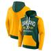 Men's Fanatics Branded Green/Gold Oakland Athletics Chip In Pullover Hoodie