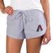 Women's Concepts Sport Gray Arizona Diamondbacks Tradition Woven Shorts