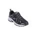 Wide Width Women's The Hillcrest Walking Trail Sneaker by Skechers in Black Wide (Size 8 1/2 W)