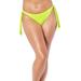 Plus Size Women's Side Tie Swim Brief by Swimsuits For All in Yellow Citron (Size 16)