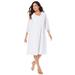 Plus Size Women's Angel Dress by Roaman's in White (Size 30 W)