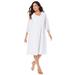 Plus Size Women's Angel Dress by Roaman's in White (Size 16 W)