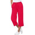 Plus Size Women's 7-Day Denim Capri by Woman Within in Vivid Red (Size 30 WP) Pants