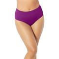 Plus Size Women's Chlorine Resistant Full Coverage Brief by Swimsuits For All in Spice (Size 10)