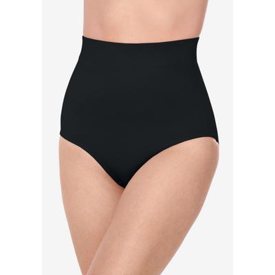 Plus Size Women's Power Shaper Firm Control High Waist Shaping Brief by Secret Solutions in Black (Size 4X) Body Shaper