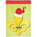 The Holiday Aisle® Crispijn 2-Sided Polyester 42 x 29 in. House Flag in Green/Red/Yellow | 42 H x 29 W in | Wayfair