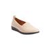 Women's The June Slip On Flat by Comfortview in Nude (Size 7 M)